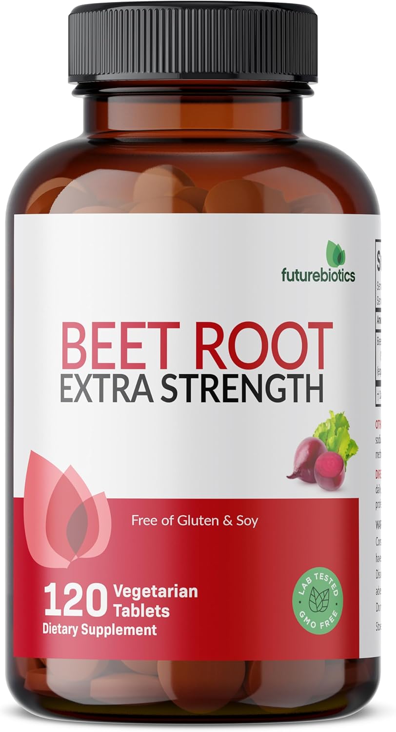 Beet Root Extra Strength, Non-Gmo, 120 Vegetarian Tablets