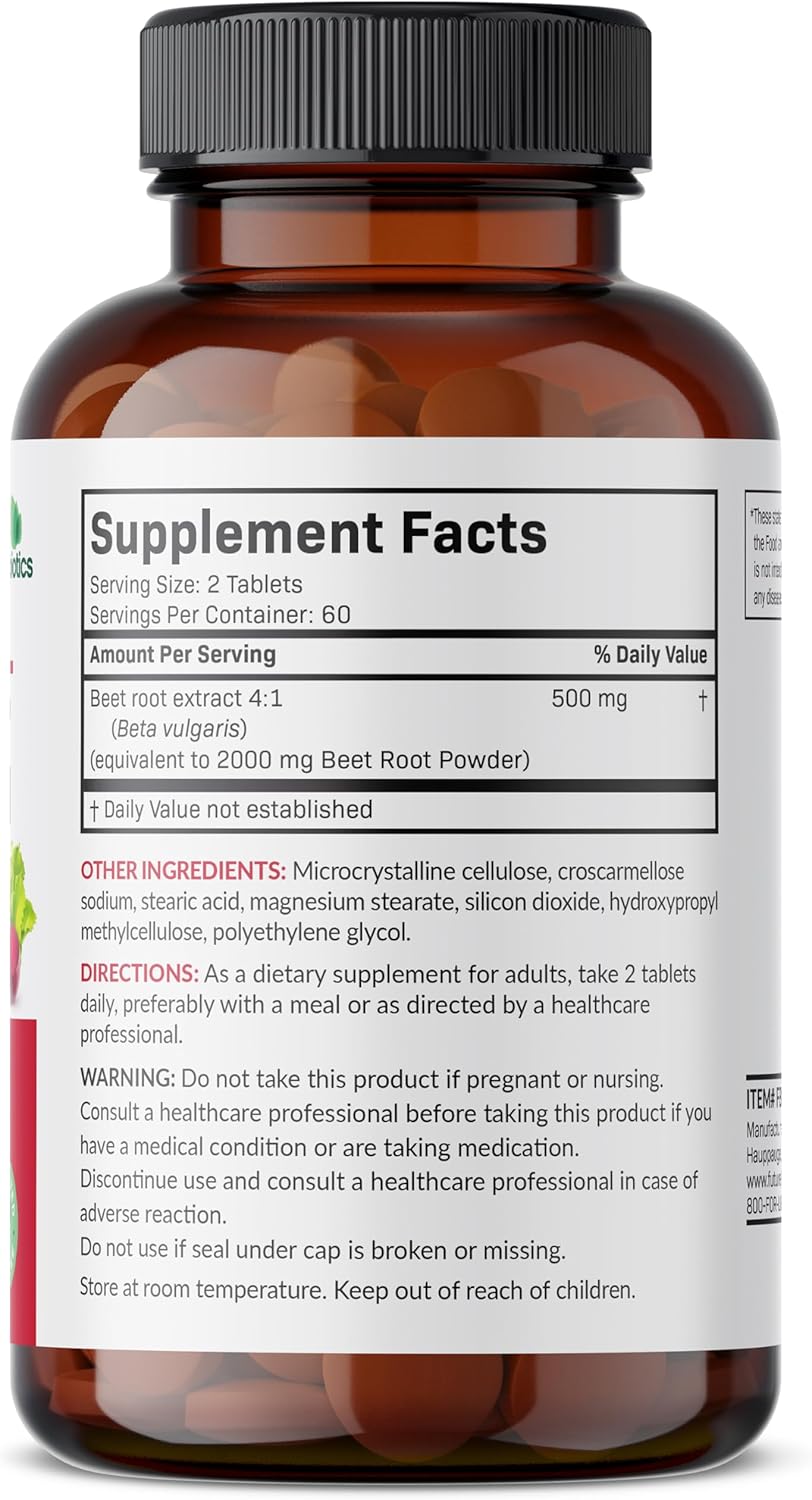 Beet Root Extra Strength, Non-Gmo, 120 Vegetarian Tablets