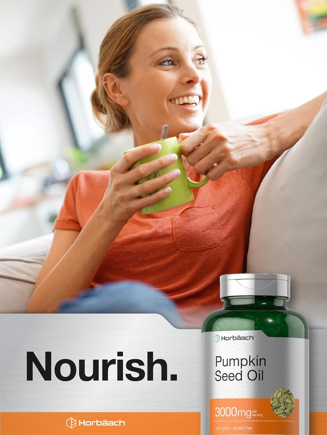 Pumpkin Seed Oil | 3000Mg | 120 Softgel Capsules | Cold Pressed Dietary Supplement | Non-Gmo and Gluten Free Formula