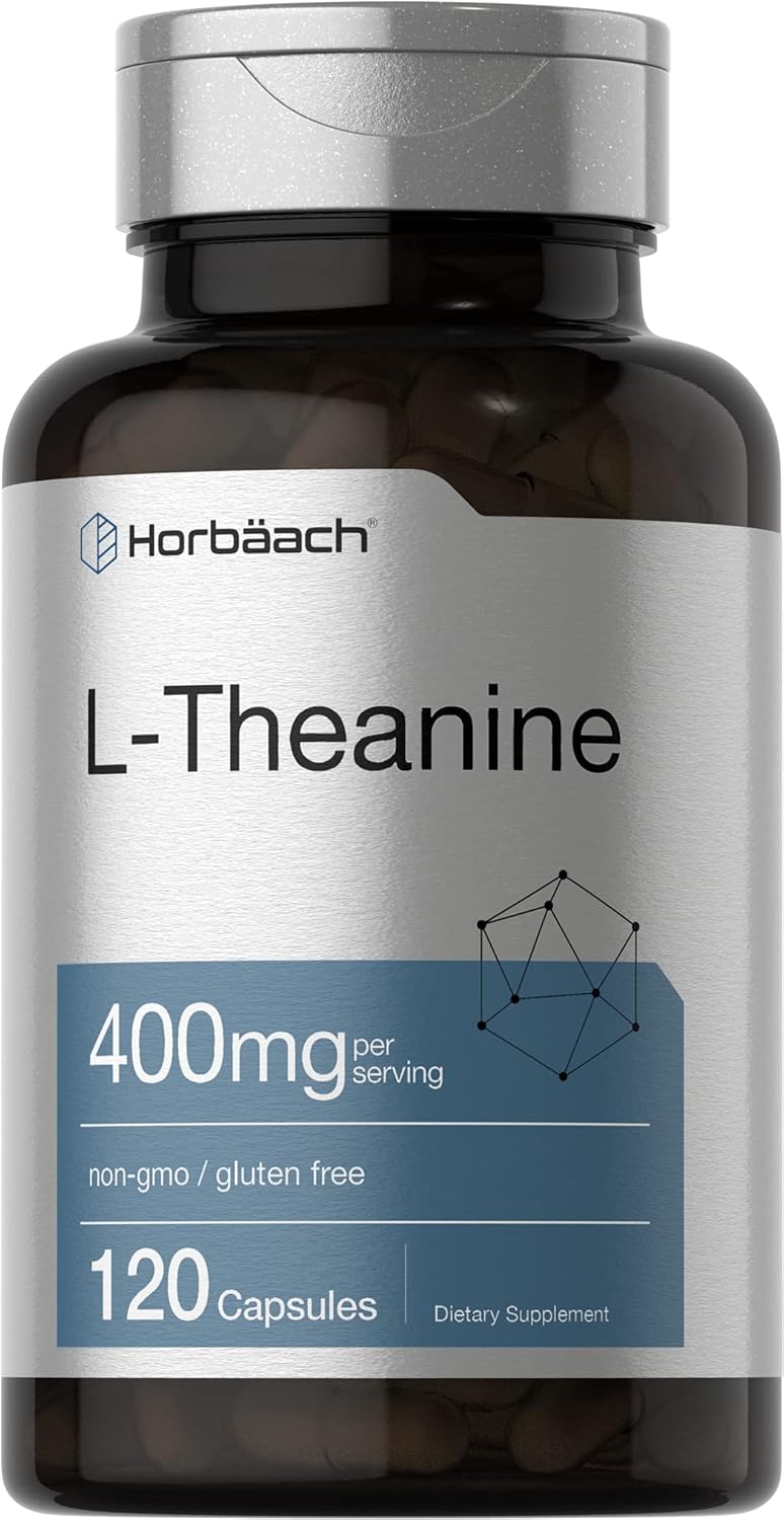 L-Theanine | 400Mg | 120 Capsules | Non-Gmo & Gluten Free