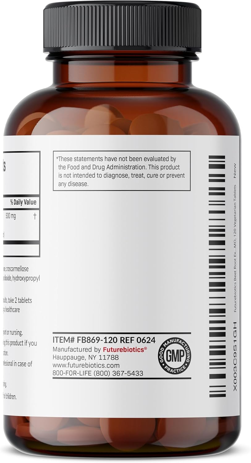 Beet Root Extra Strength, Non-Gmo, 120 Vegetarian Tablets