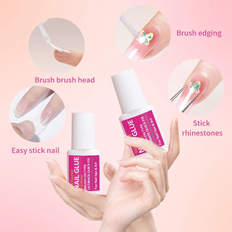 New 8G Strong Hold Non-Toxic Press-On Nail Glue Long-Lasting Wholesale for Nails