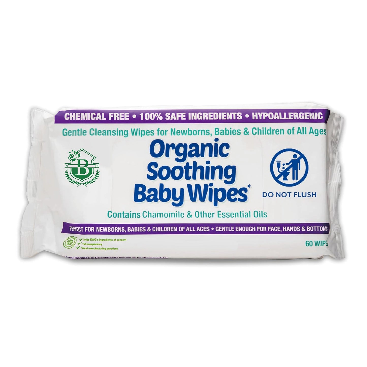 12 Pack Hypoallergenic Biodegradable Organic Antibacterial Baby Wet Wipes for Baby Wholesale