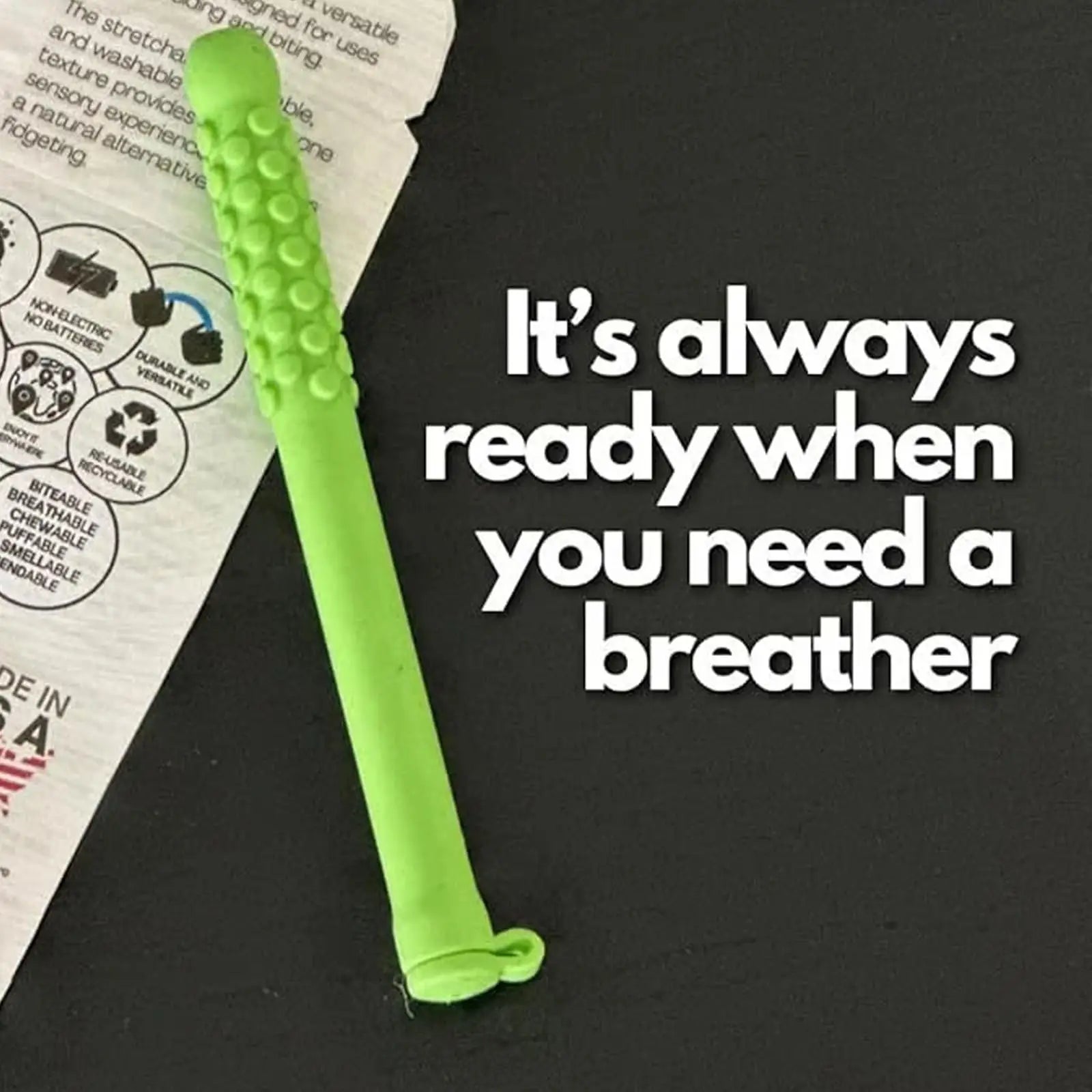 Chewable Essential Oil Breath Stick,Breather Quit Smoking with Essential Oil,Stop Smoking Aids Work Chewable Breath Sticks