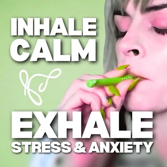 Chewable Essential Oil Breath Stick,Breather Quit Smoking with Essential Oil,Stop Smoking Aids Work Chewable Breath Sticks