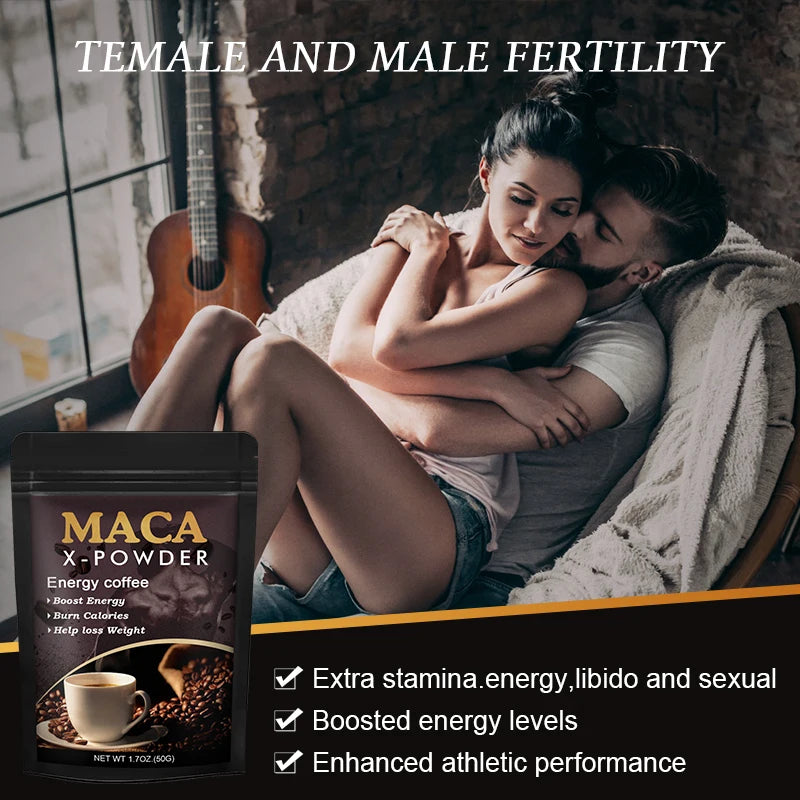 Maca Root Coffee | Natural Energy Supplement | Supports Athletic Performance & Motivation | Builds Muscle & Strength